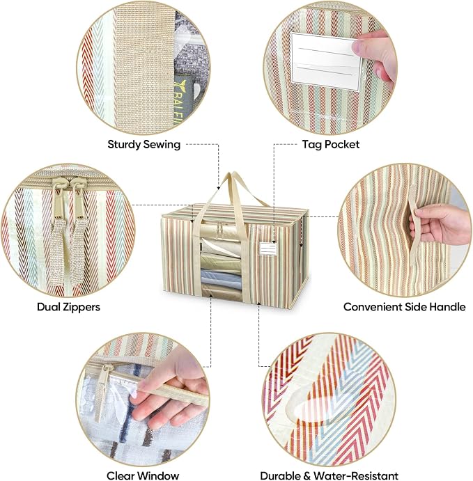 BALEINE 8-Pack Oversized Moving Bags - Image 3