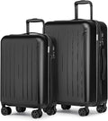 KYME Suitcase Hardshell With Double Spinner Wheels, PC+ABS TSA Lock Travel by KYME