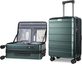 KROSER Carry On Luggage with Spinner Wheels & Built-in TSA Lock, Expandable Top by KROSER