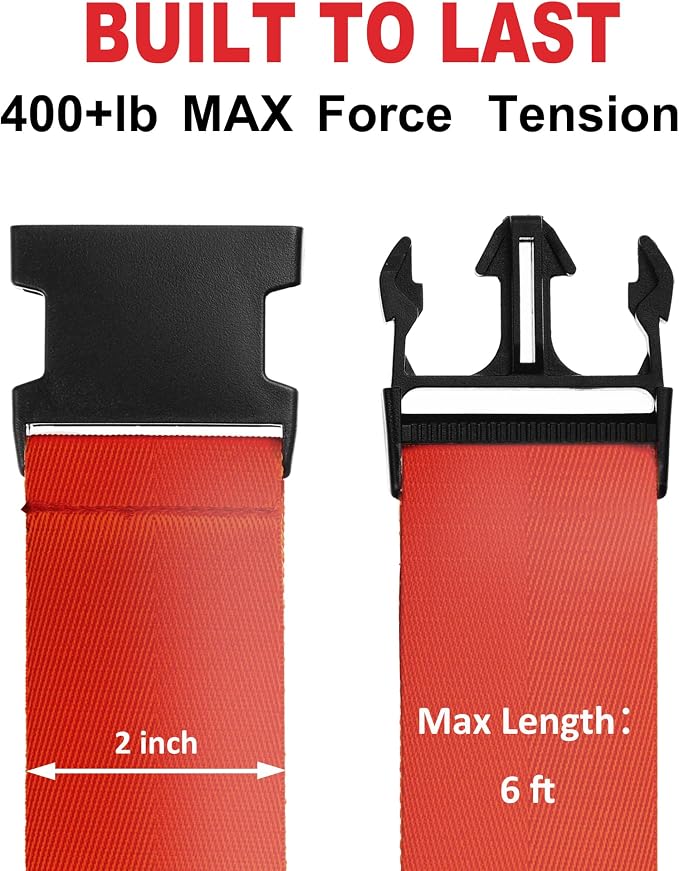 Luggage Straps for Suitcases TSA Approved Travel Belt 4 Pack by Chelmon - Image 2