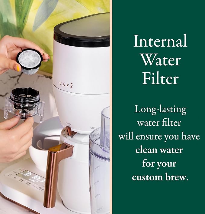 Café Specialty Grind and Brew Coffee Maker, Single-Serve Option, 10-Cup Thermal - Image 8