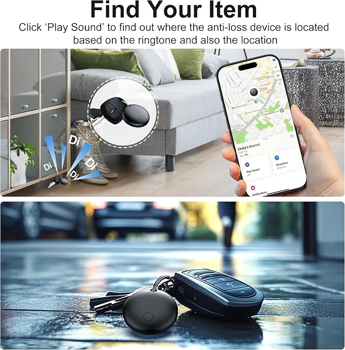 Air Tags-4 Pack, Pet Trackers, Item Locator Tags Works - Image 3