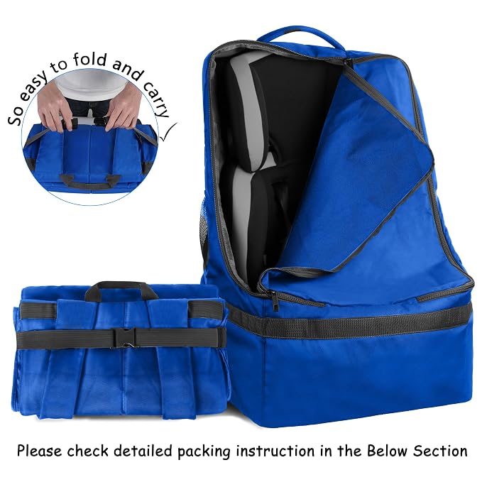 YOREPEK Car Seat Travel Bag, Padded Car Seats Backpack - Image 8