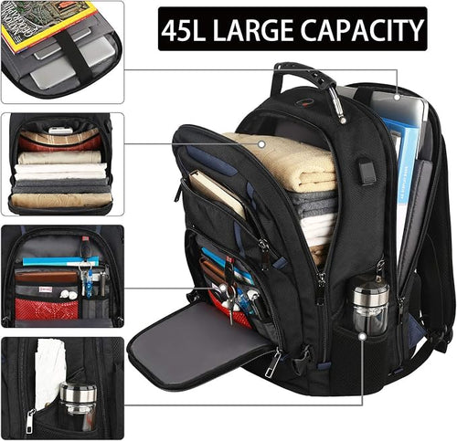 17.3 Laptop Backpack for Men Women, Extra Large Travel laptop Backpack - Image 2