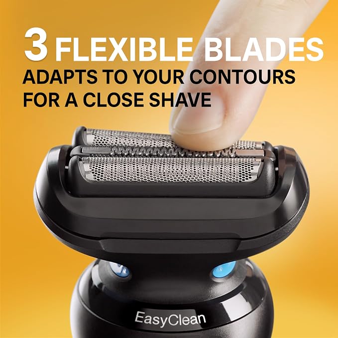 Braun Electric Shaver for Men, Series 5 5150cs, Wet & Dry Shave, Turbo Shaving - Image 6