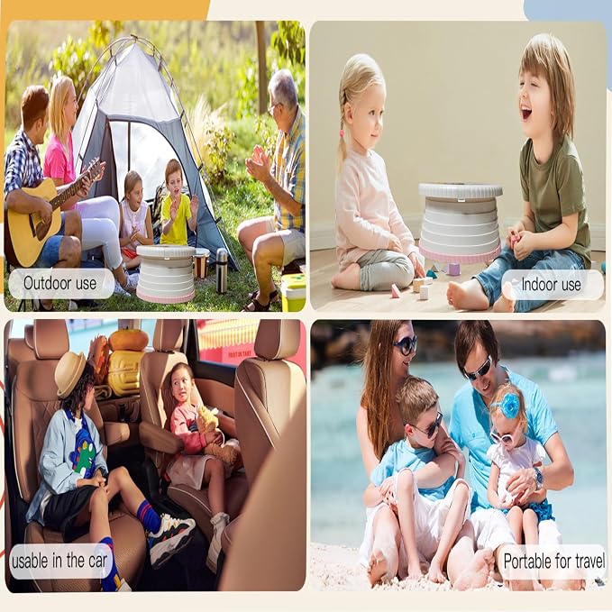SunnySmile Portable Toilet for Kids, Portable Potty Seat for Toddler Travel - Image 2