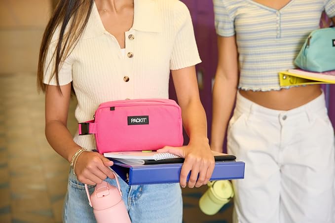 PackIt Freezable Snack Box, Striped Bolts, Built - Image 8