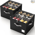 Criusia Shoe Organizer for Closet, Foldable Shoe Storage Organizer by Criusia