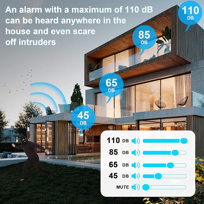 SanJie Door Chime, Wireless Door Chimes When Door Open Entry - Image 6