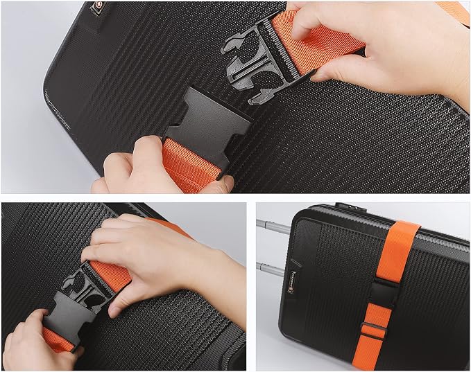 4Pcs Luggage Straps for Suitcase Travel Accessories TSA Approved, 80In Long - Image 9