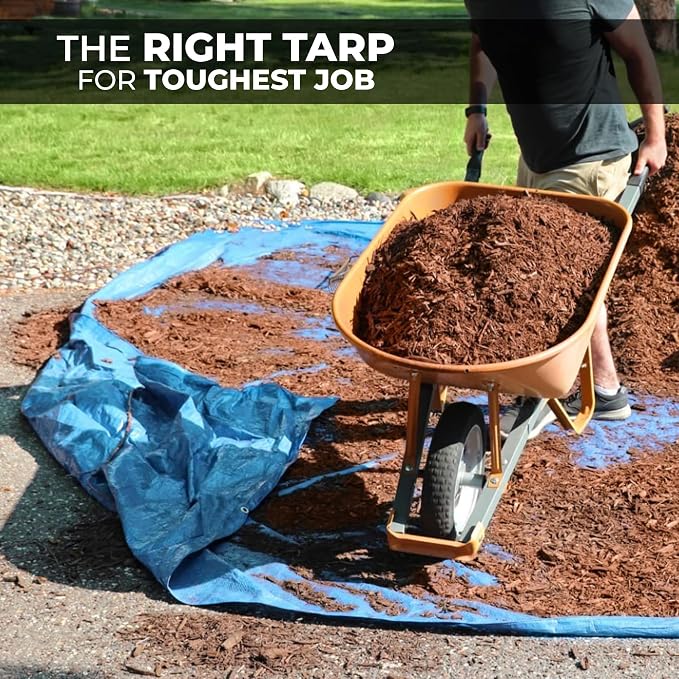 Tarps Heavy Duty Waterproof 20x30-12 mil Thick Camping Tent - Image 6