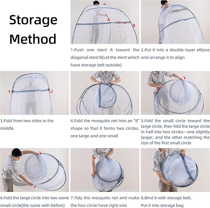lazyzzz Pop-Up Mosquito Net Tent - Image 8