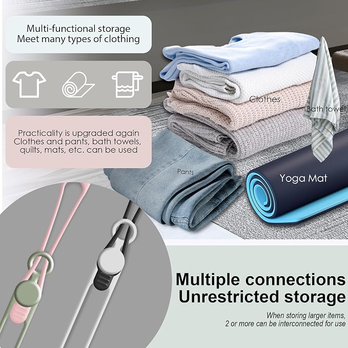 Nearockle Silicone Cable Ties Cord Organizer - Image 5