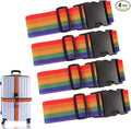 4Pcs Luggage Straps for Suitcase Travel Accessories TSA Approved, 80In Long by Ajmyonsp