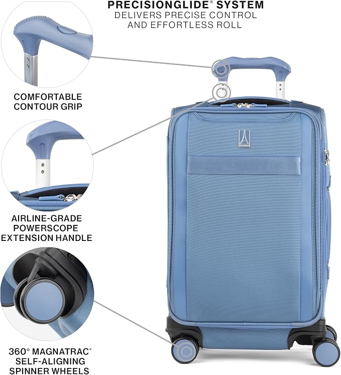 Travelpro VersaPack+ Lightweight Softside Expandable Carry on Luggage, 8 - Image 4
