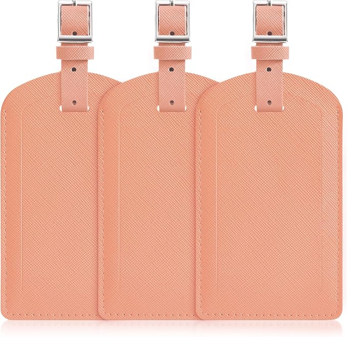3 Pack Luggage Tags for Suitcases, TSA Approved Bag Tags, Baggage Tags by Airkit