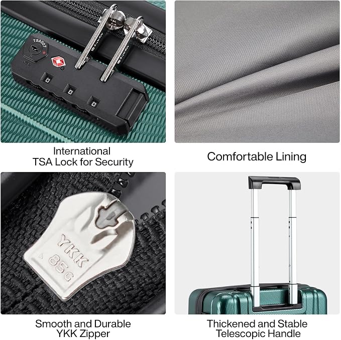 Hanke Luggage Sets 2 piece Carry On Luggage - Image 7