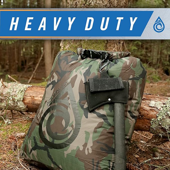 AquaQuest Rogue Dry Bag – 10L Olive Drab – 100% Waterproof Roll Top – Survival - Image 3