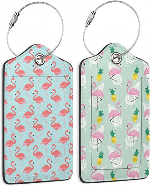 2 Pack Funny Luggage Tags with for Suitcases by DEMACYA