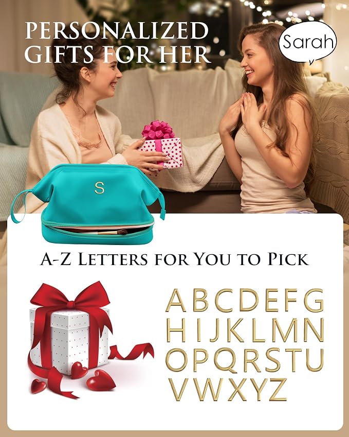 Teenage Gifts for Girls, Birthday Gift for Her, Makeup Bags, Waterproof Double - Image 2