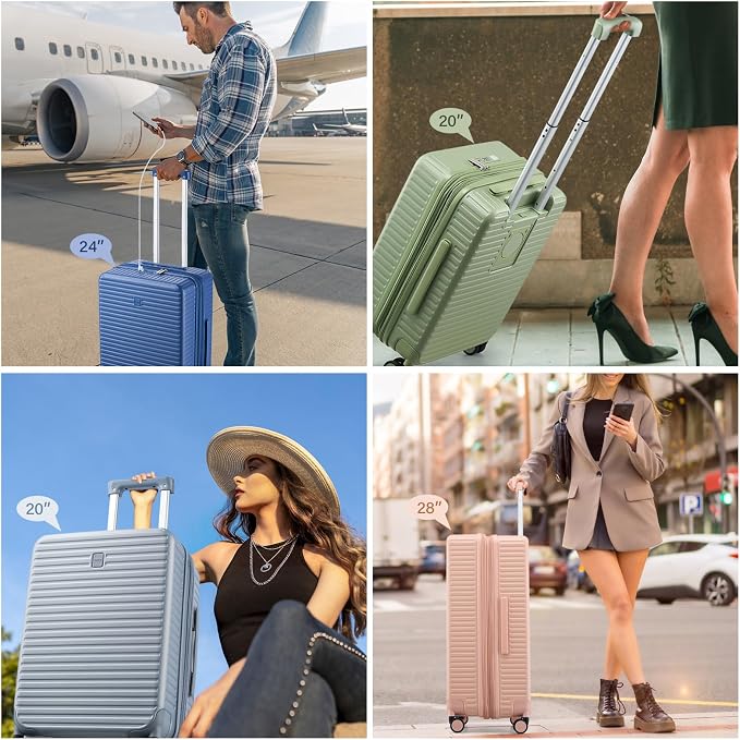 Hard Shell Suitcases 20 Inch Carry on Luggage Airline Approved - Image 9