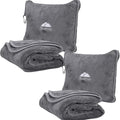 BlueHills 2-Pack Premium Soft Travel Blanket Pillow Airplane Blanket in Soft by BlueHills