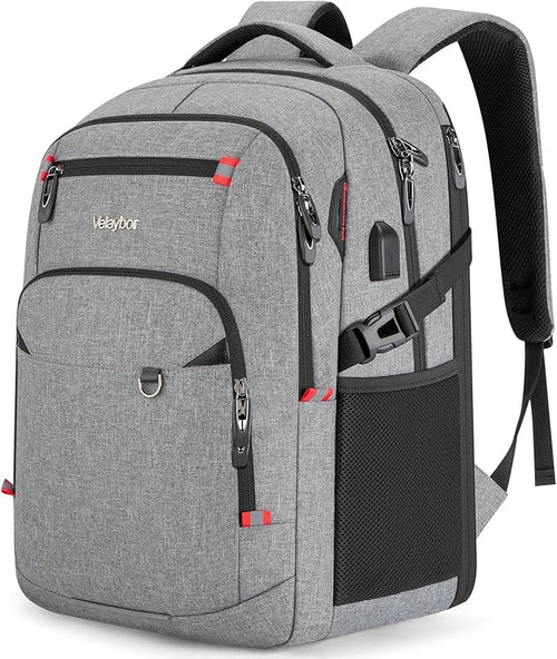 48L Expandable Laptop Backpack, Anti-thief Travel Backpack by Velaybor