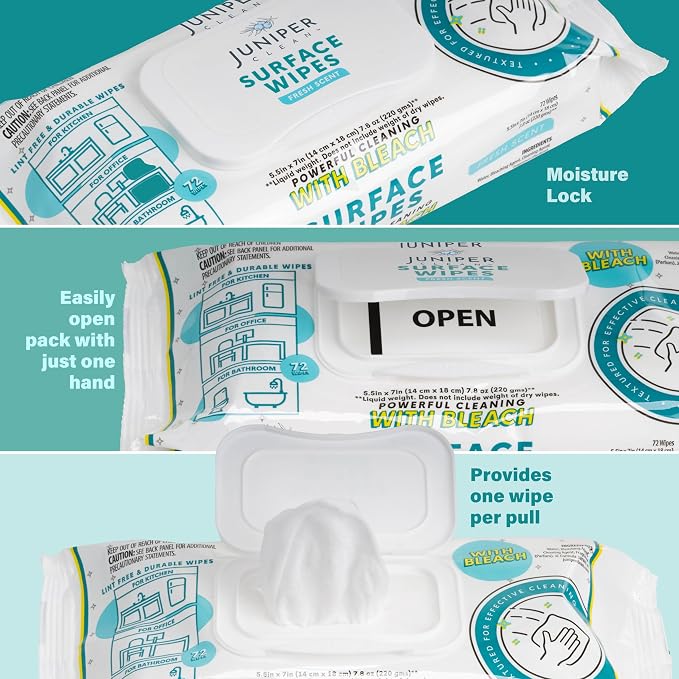 3 Pack Surface Cleaning Wipes - Image 5