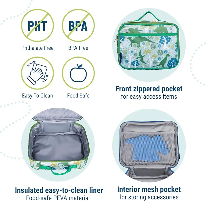 Wildkin Kids Insulated Lunch Box – Durable and Reusable - Image 4
