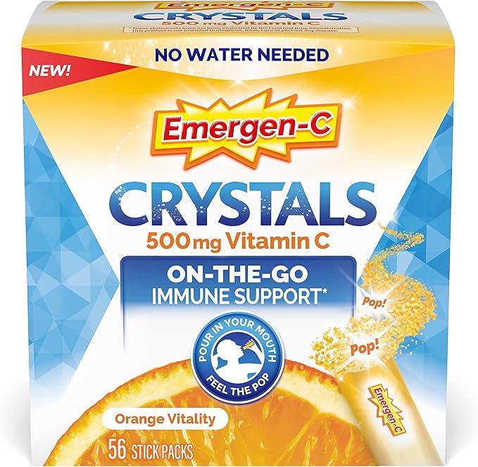 Emergen-C Crystals, On-the-Go Emergen-C Immune Support Supplement by Emergen-C