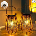 HPC Decor 2 PK Solar Lanterns by HPCDECOR