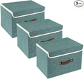 TYEERS Collapsible Storage Boxes, Washable Fabric Storage Bins by StorageOrganization