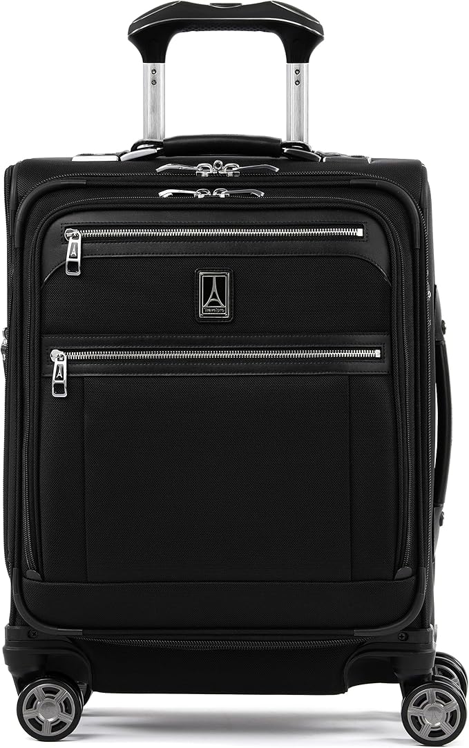 Travelpro Platinum Elite Softside Expandable Carry on Luggage, 8 Wheel Spinner by Travelpro