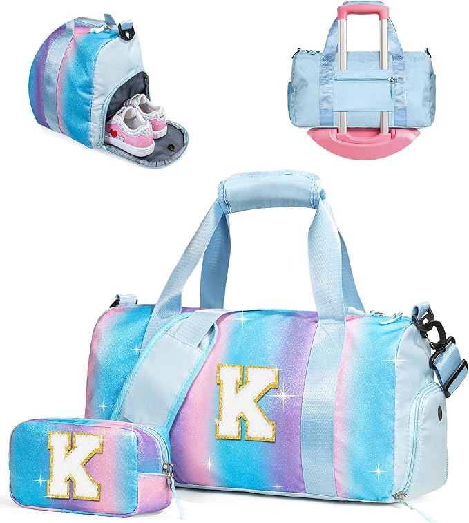 Girls Cheer Up Gifts-Girl Gym Bag by Vogewood
