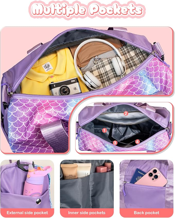 Gift Ideas for Kids Girls-Girl Gym Bag - Image 5