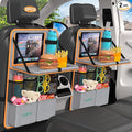 Car Backseat Organizer with Tablet Holder, 11 Storage Pockets with Foldable by Plzpik