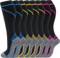 fenglaoda 8 Pairs Compression Socks by fenglaoda