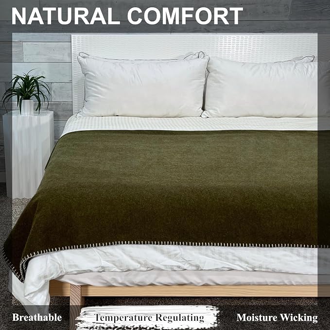 EKTOS 100% Virgin Wool Blankets, Survival Kits, Camp Equipment, Car Camping - Image 4