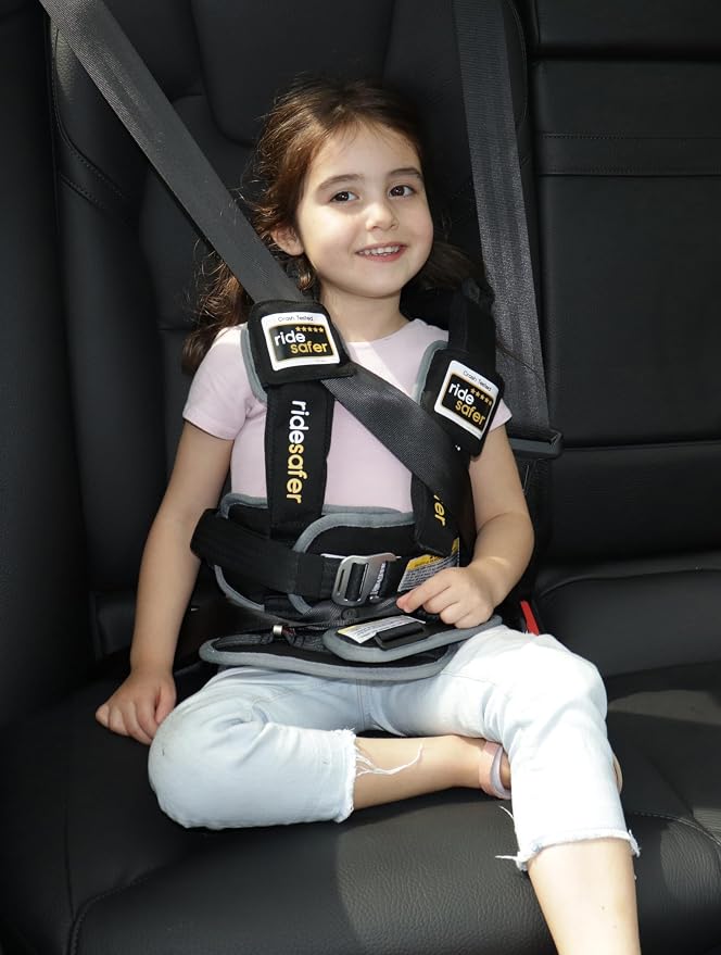 Small Black, Lightweight, Portable Car Seat - Image 2