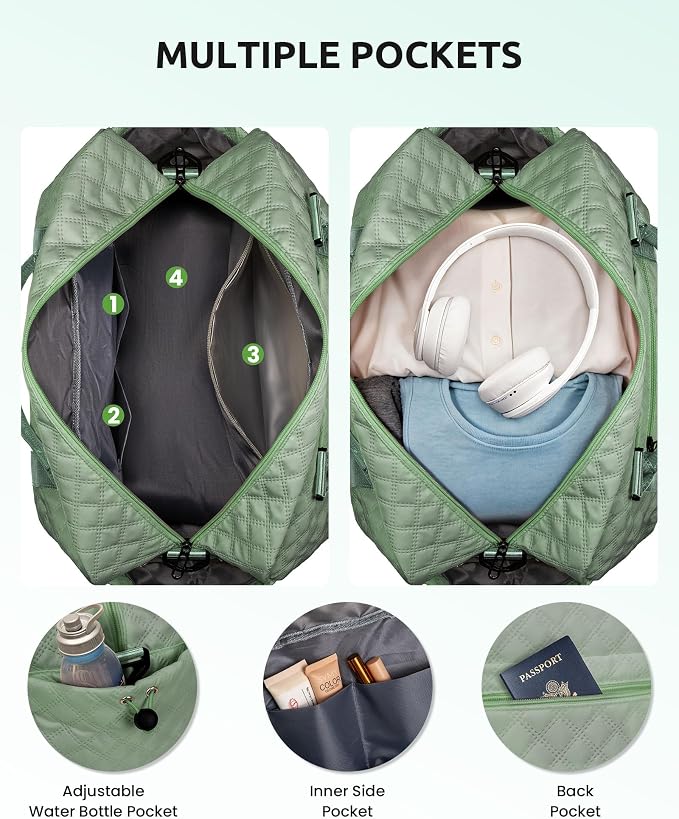 Teacher Gifts, Tween Girls Trendy Stuff-Initial Travel Bag - Image 3