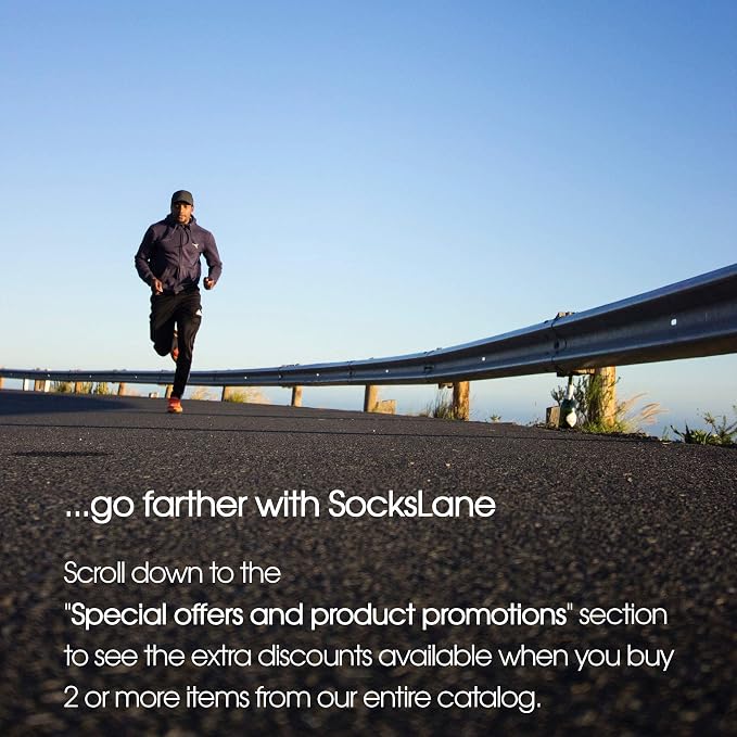 Cotton Compression Socks for Women & Men. 15-20 mmHg Support Knee-High Charcoal - Image 5