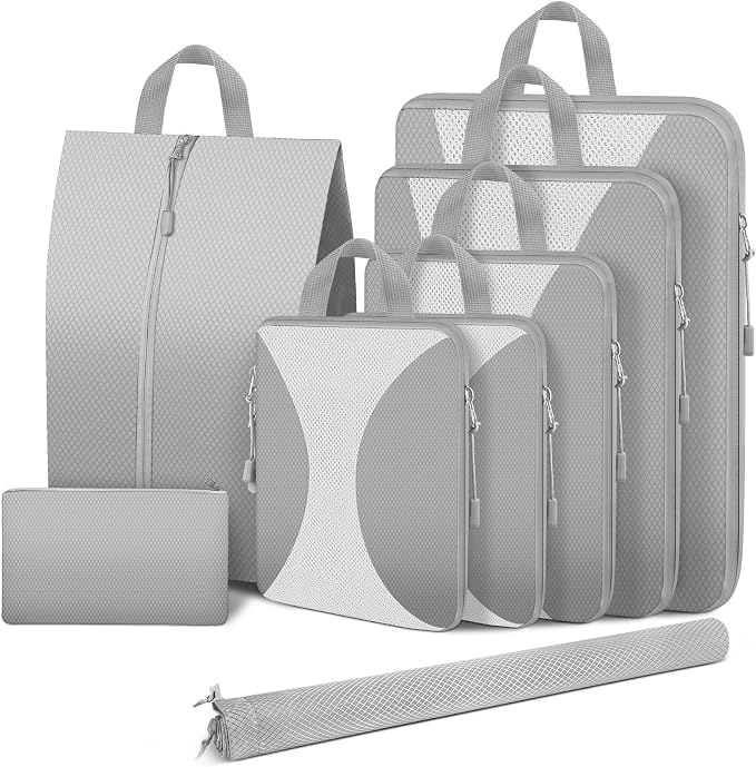 8 Set Compression Packing Cubes by Attmu
