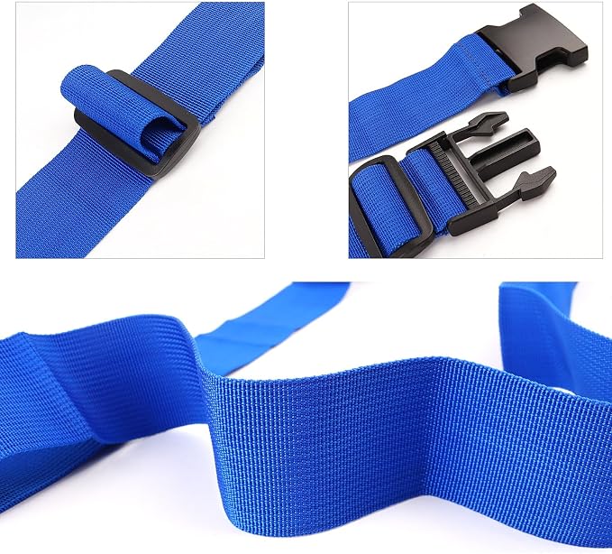 2Pcs Luggage Straps for Suitcase Travel Accessories TSA Approved, 80In Long - Image 2