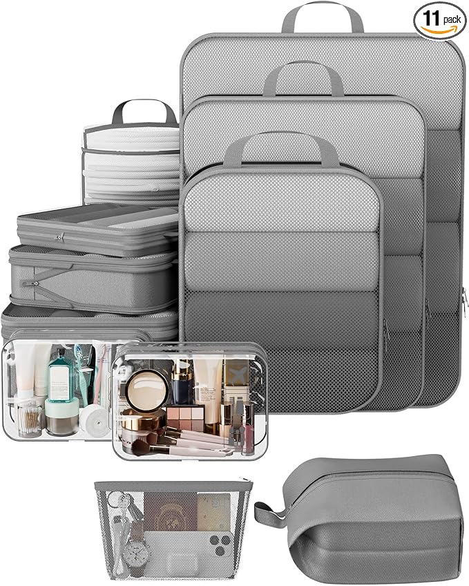 Veken 11 Set Compression Packing Cubes by Veken