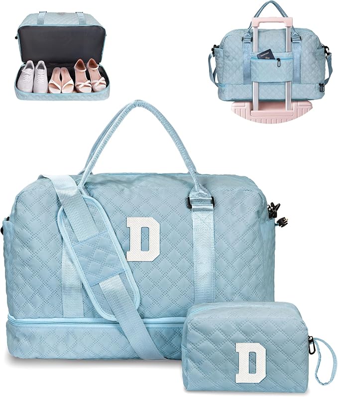 Overnight Bags for Women, Personalized Weekender Bag, Monogram Travel Bag for by Vogewood
