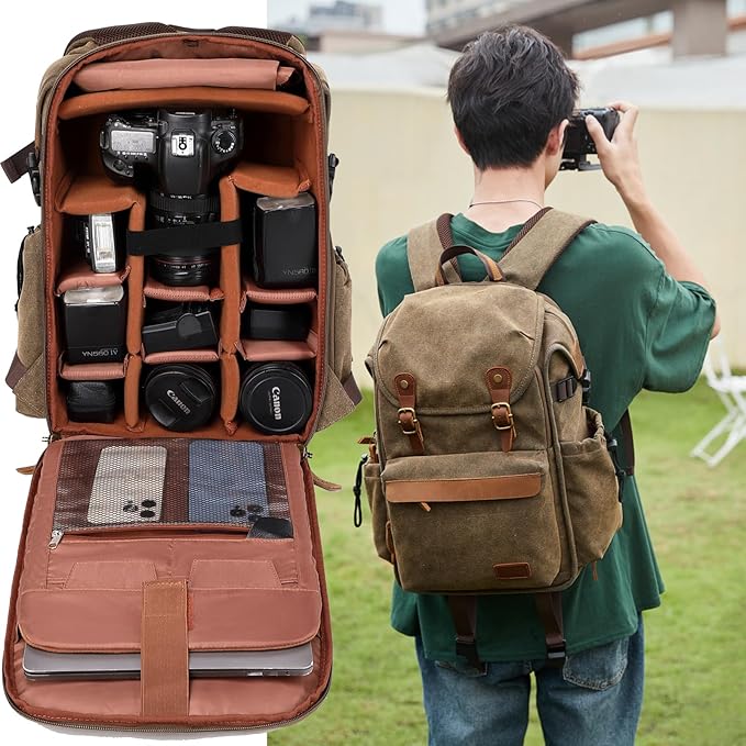 Camera Bag; Professional UAV Camera Backpack;Anti-Theft Camera Bag - Image 3