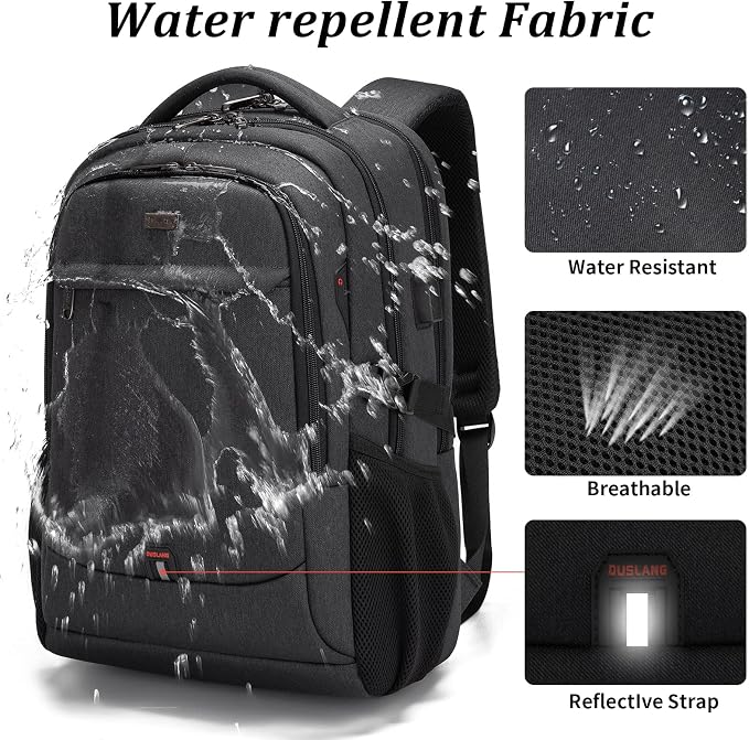 DUSLANG 17 Inch Laptop Backpack - Image 2