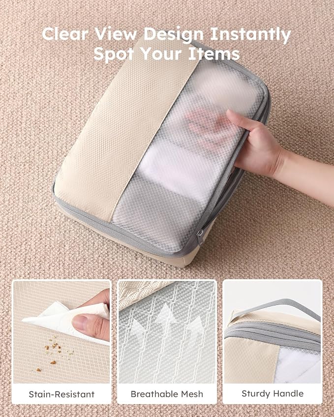 4 Set Compression Packing Cubes - Image 4