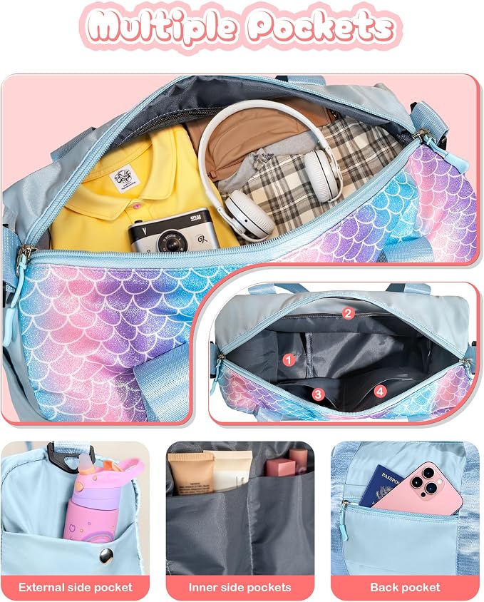 Dorm Room Essentials for Girls-Girl Gym Bag - Image 5