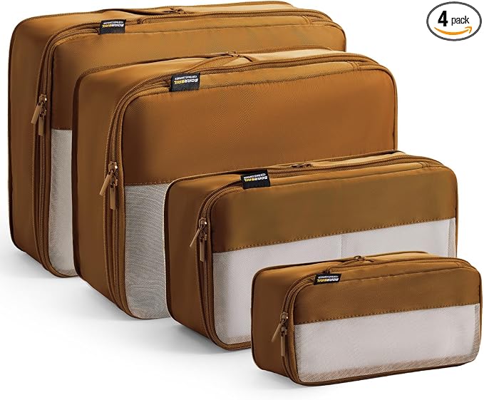 4 Set Compression Packing Cubes by SOARSAIL